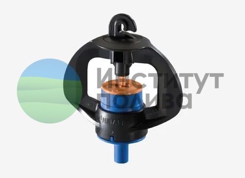 Миниспринклер "GYRONET" JET 40 l/h, стойка 32см, 180*,R3.1m, blue/orange (пр-во "Netafim", Израиль)