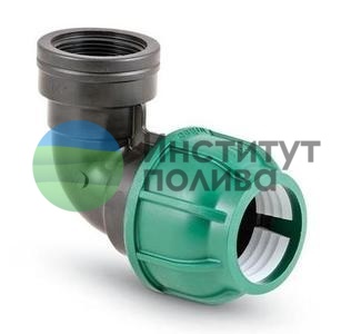 Отвод 90* 20 х 1/2" ВР компрессионный, 25/500 шт./упак.  ("POELSAN", пр-во Турция)