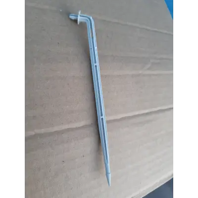 Стойка-капельница под трубку 3 мм угл. без лабиринта, 2,3 l/h, long, серая(пр-во "Netafim", Израиль)