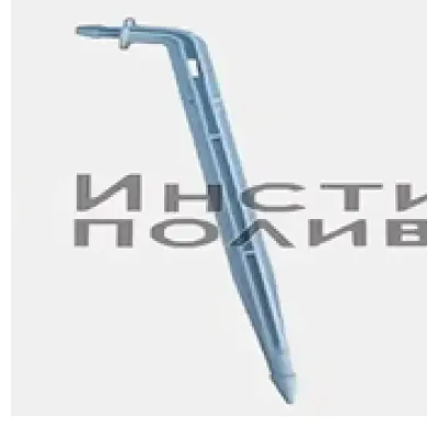 Стойка-капельница под трубку 3 мм угл. с лабиринтом, 2,3 l/h, long, серая ("Netafim", Израиль)