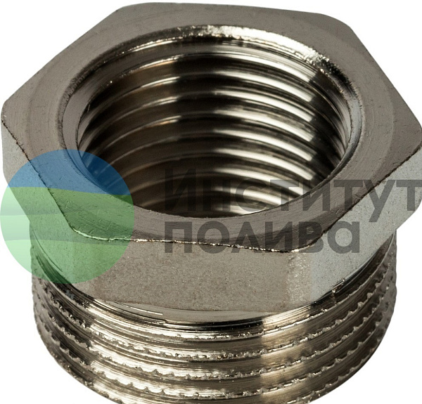 Футорка 3/4"НРх1/2"ВР никель
