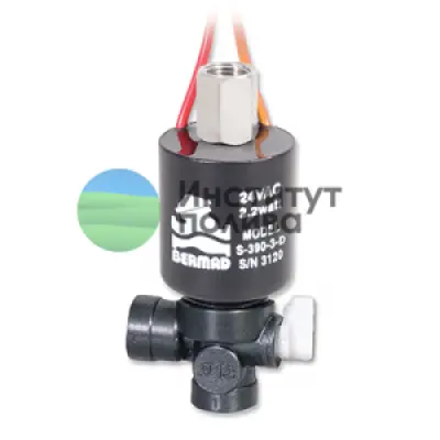 Соленоид S-390-3W-24VAC-D-NC-BC Orange/Blue, 200mA, 3,5Watt, с базой (пр-во "BERMAD", Израиль)