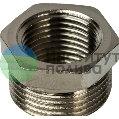 Футорка 3/4"НРх1/2"ВР никель